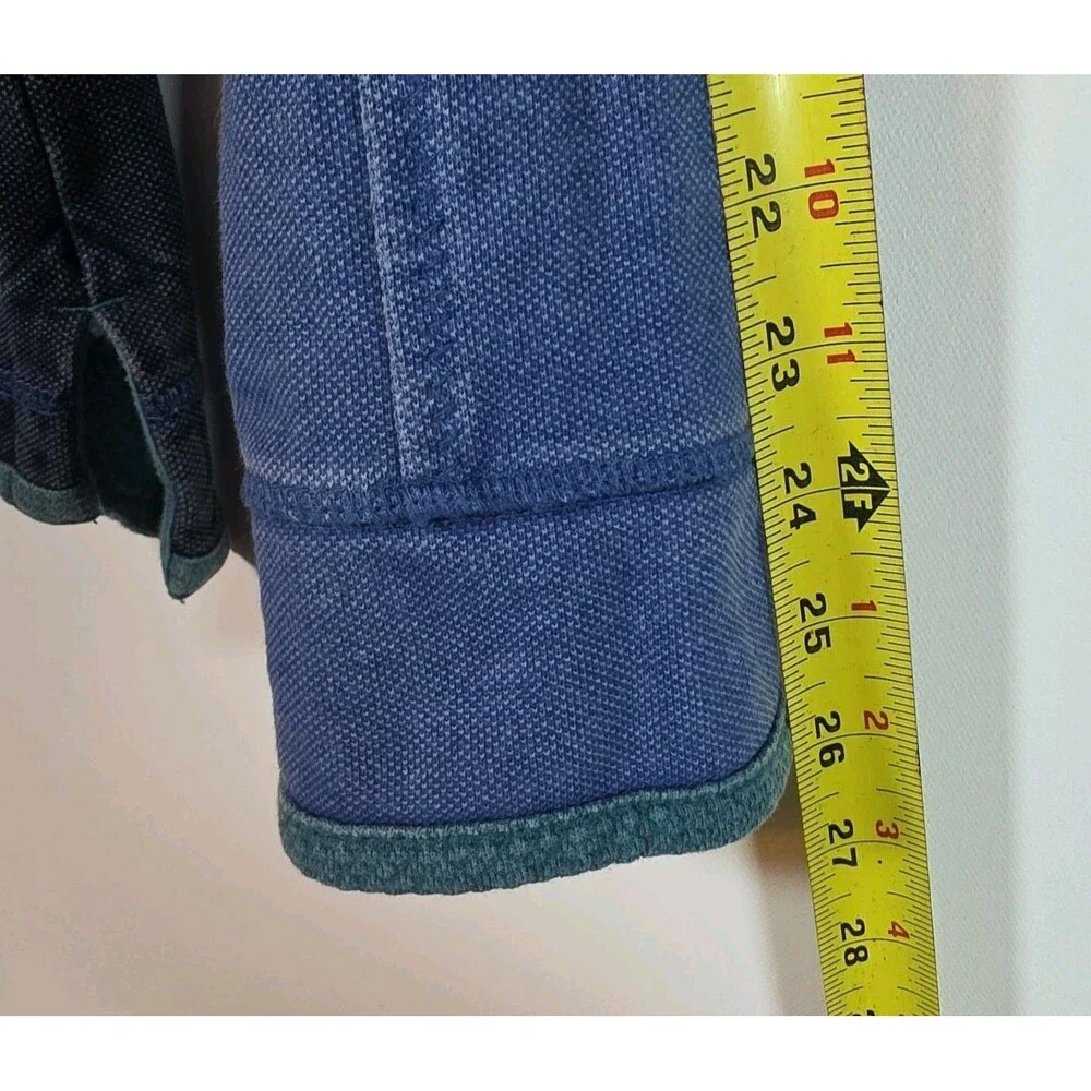 Fat Face Airlie Sweatshirt Mens Quarter Zip Sz M Blue & Green 100% Cotton Rugged